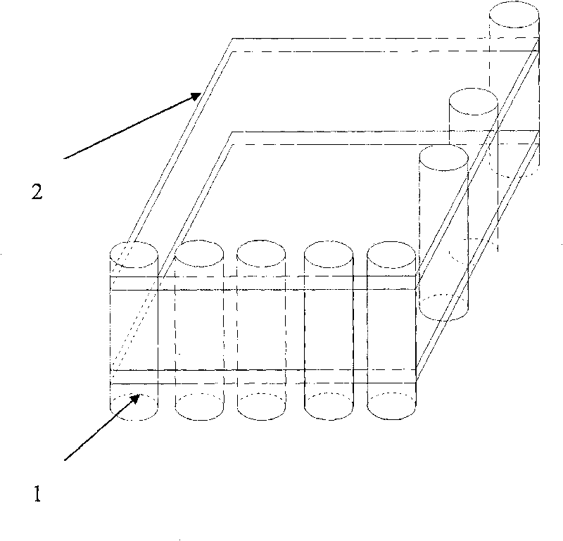 Construction method for prestressed concrete floor slab reserved with water-heating pipeline well opening