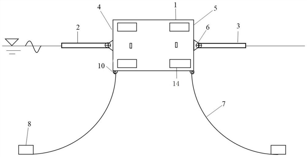 Combined type breakwater