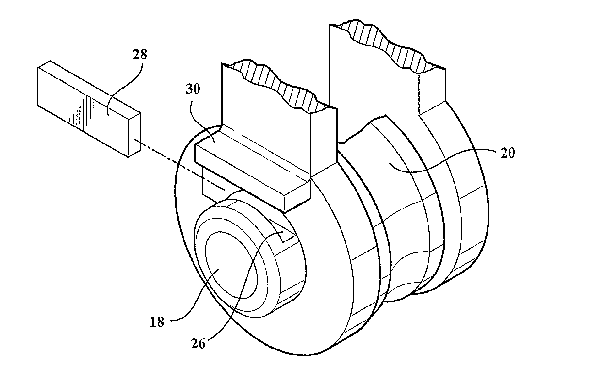 Load and torque sensing systems utilizing magnetic key for mechanical engagement