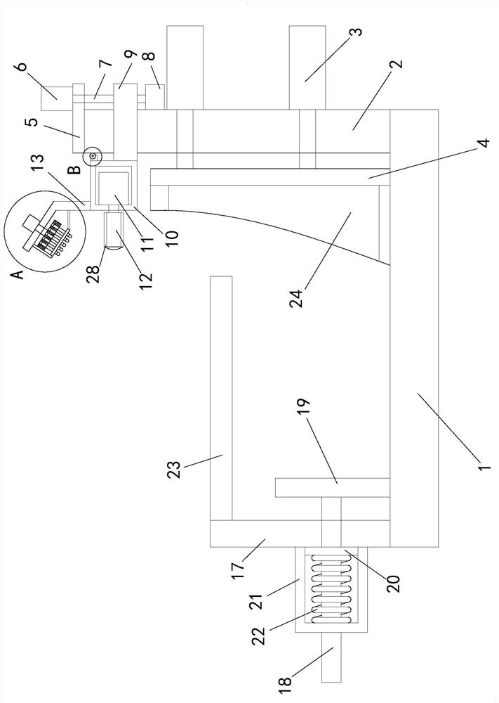 Clinical training and massaging device for neurology department and use method of clinical training and massaging device