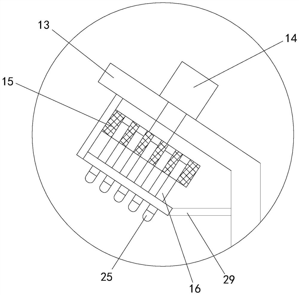 Clinical training and massaging device for neurology department and use method of clinical training and massaging device