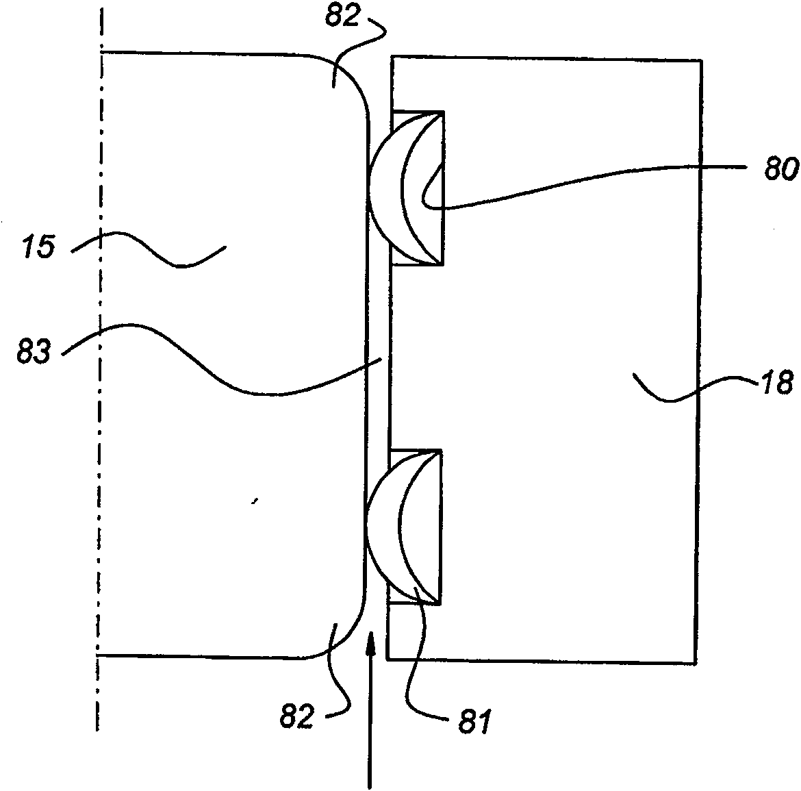 High pressure or middle pressure rotating connector and marine structure