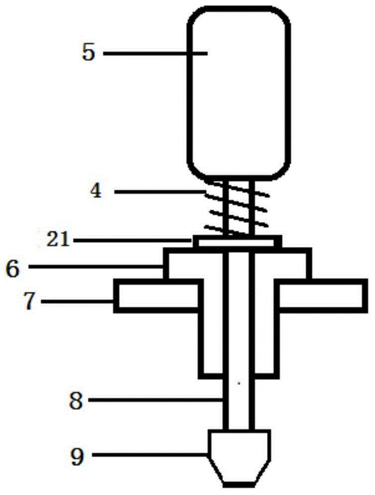 Low-frequency vibration and electrolytic machining device for tool electrodes