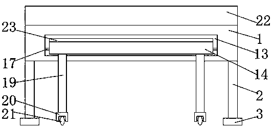 A drying rack for tea processing