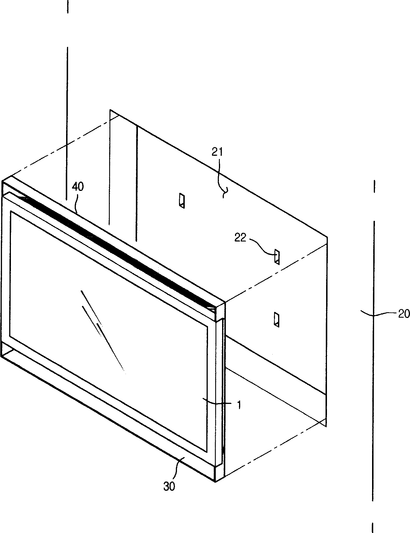 Panel display device and panel display device setting device