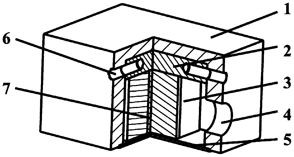 Unidirectional stress electromagnetic ultrasonic detection method