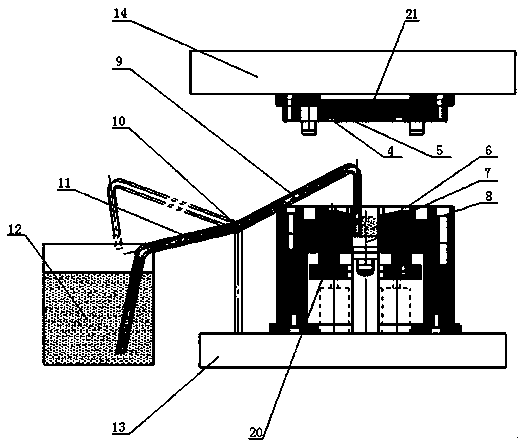 Method for manufacturing automobile control arm body blank