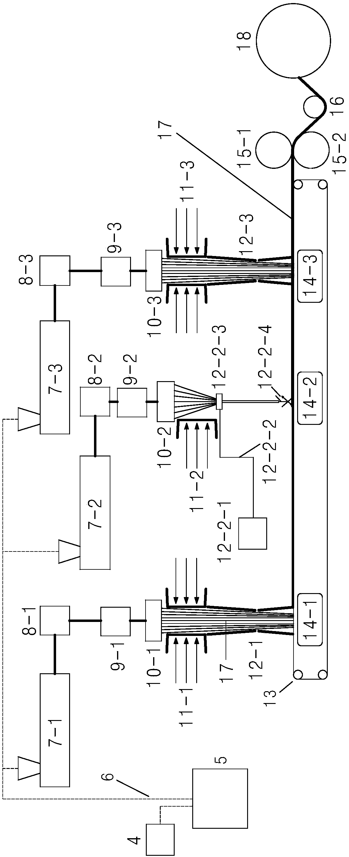 Ultra-soft and fluffy lightweight filament nonwoven composite material and preparation method thereof