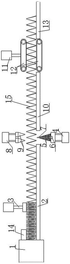 Automatic paper cutting machine for air conditioner filter element