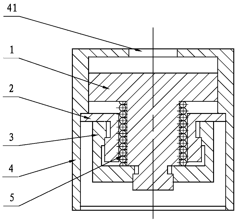 Differential screw height-adjustable LED (light emitting diode) lamp base and T-shaped calibrating form board using same