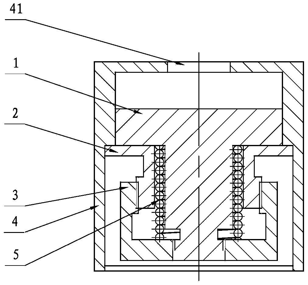 Differential screw height-adjustable LED (light emitting diode) lamp base and T-shaped calibrating form board using same