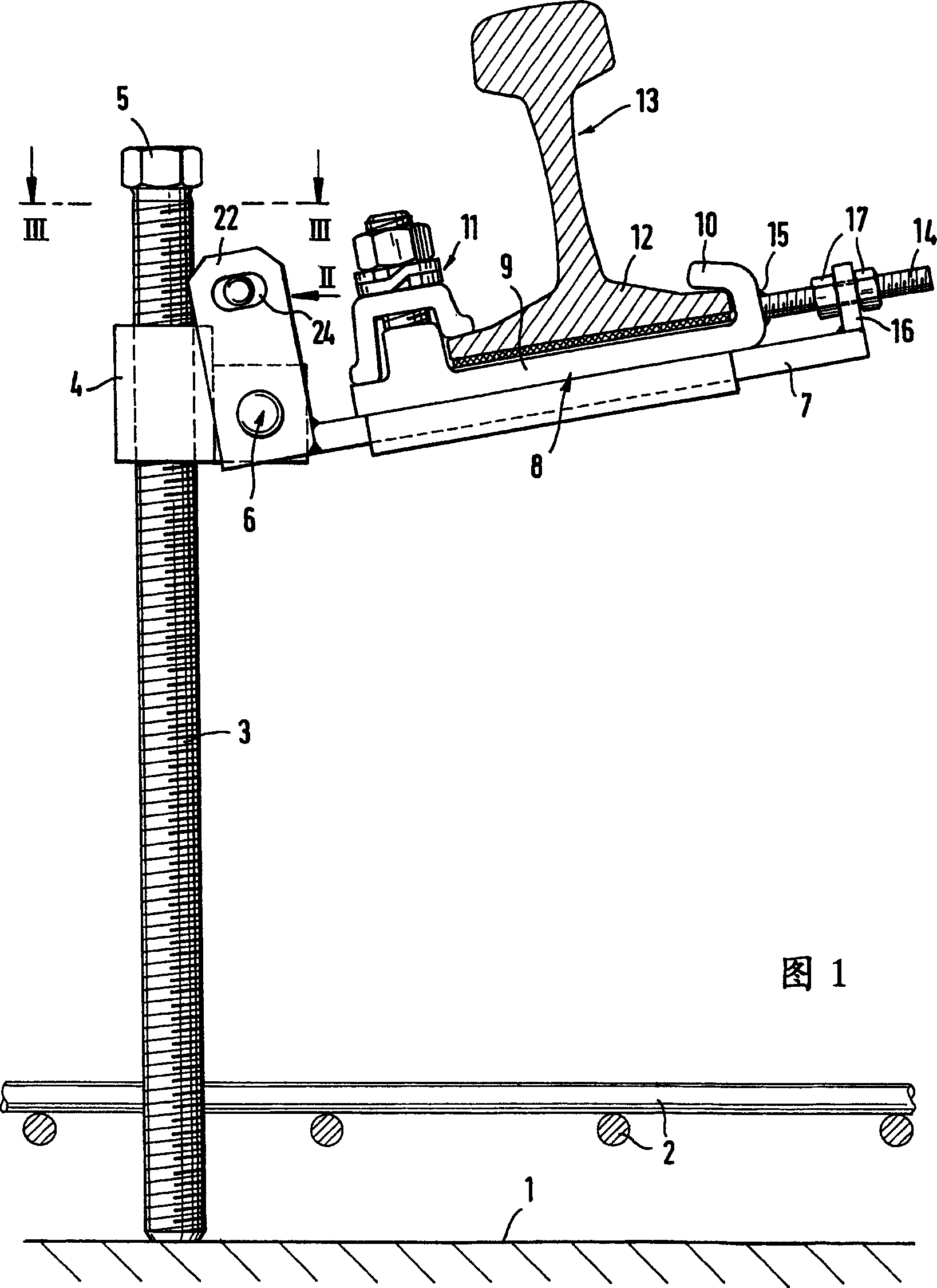 Screw device for high-adjusting a track span