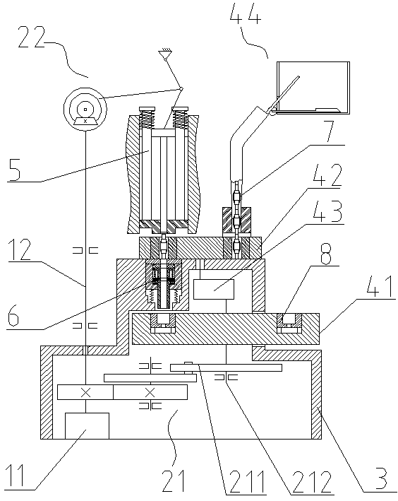 A gear shaft automatic inserting machine