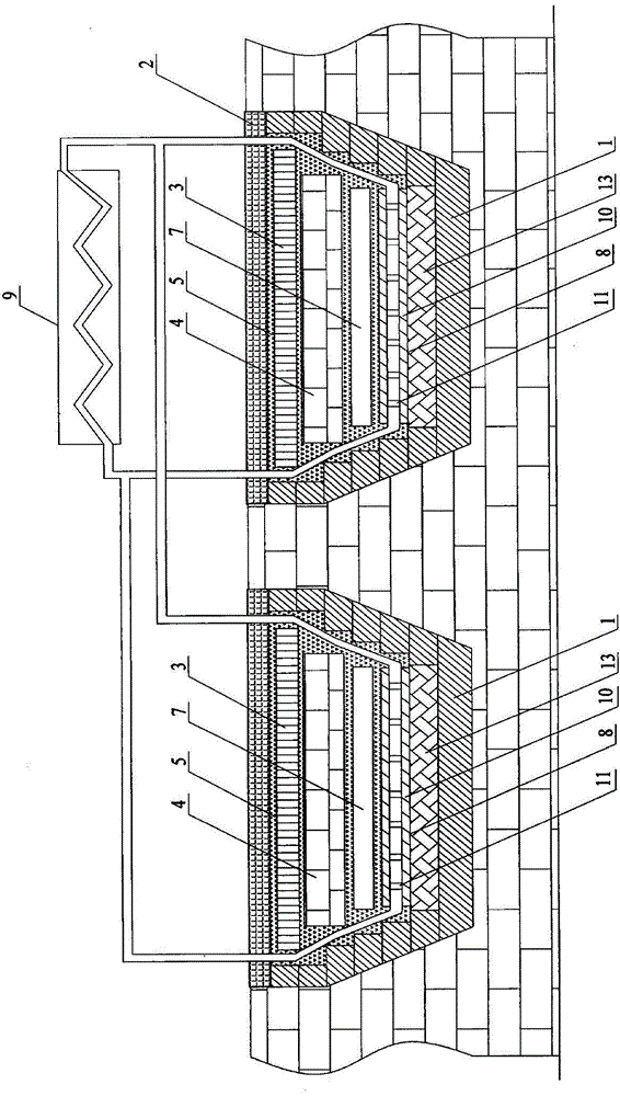 Eliminating type coke oven afterheat recovery power generating system based on voltage stabilizing power supply circuit