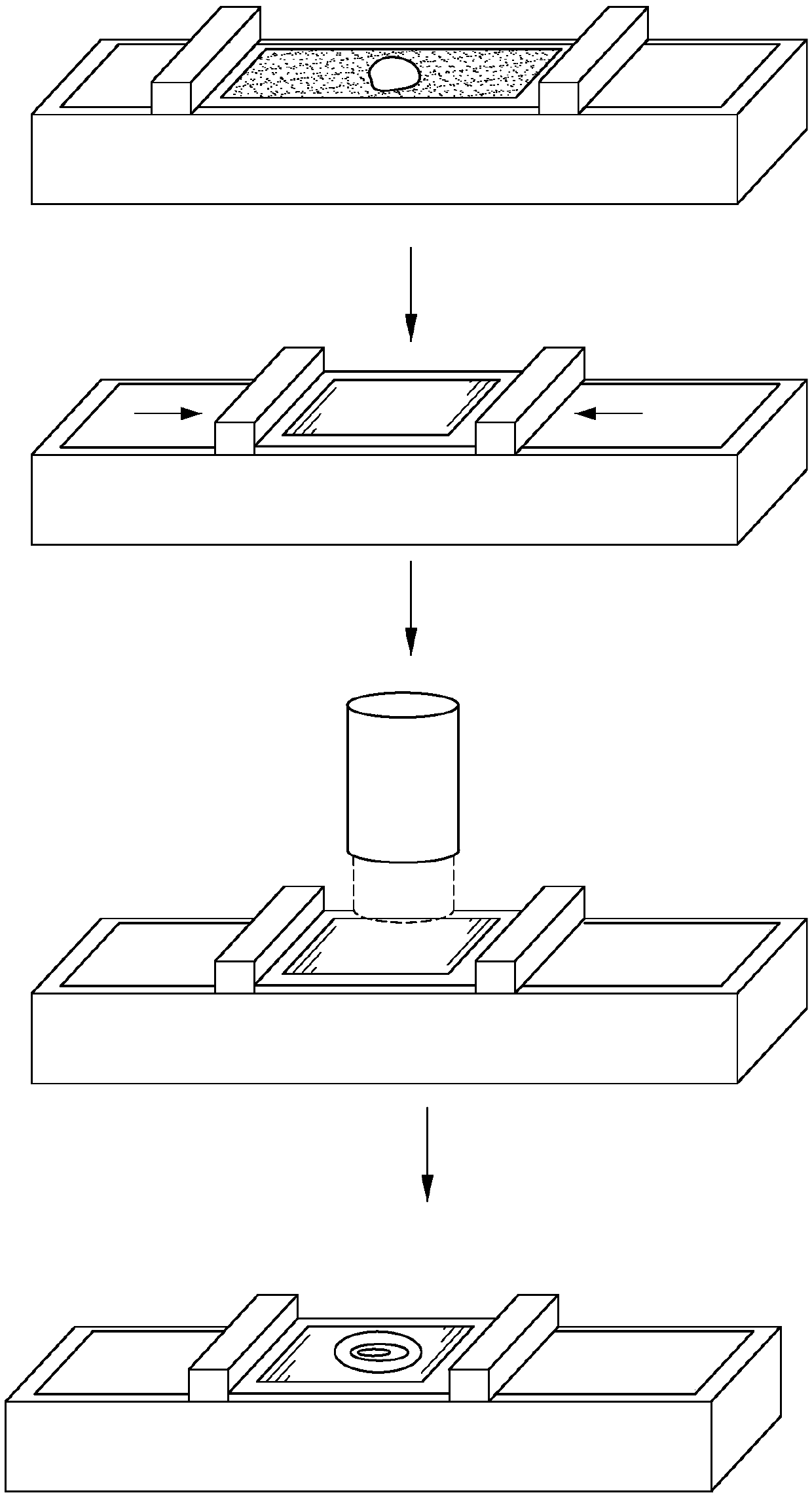 Composite material of anatase titanium dioxide and gold nano film and preparation method thereof