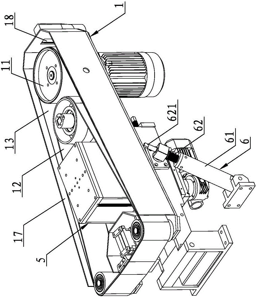 A double-layer automatic sand leveling equipment