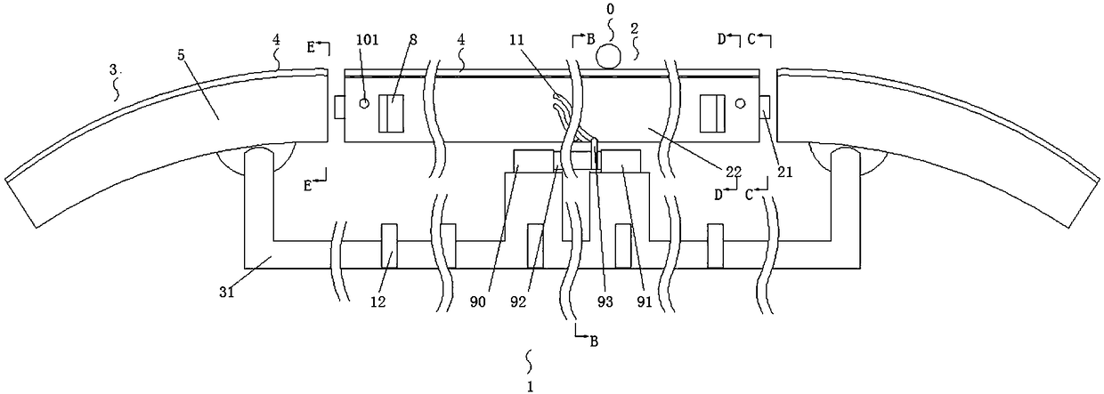 Air pressure corner pantograph and monitoring system and monitoring method