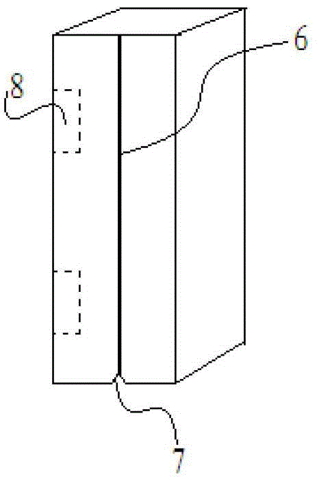 I-shaped wheel with flange side reference position measurement tool