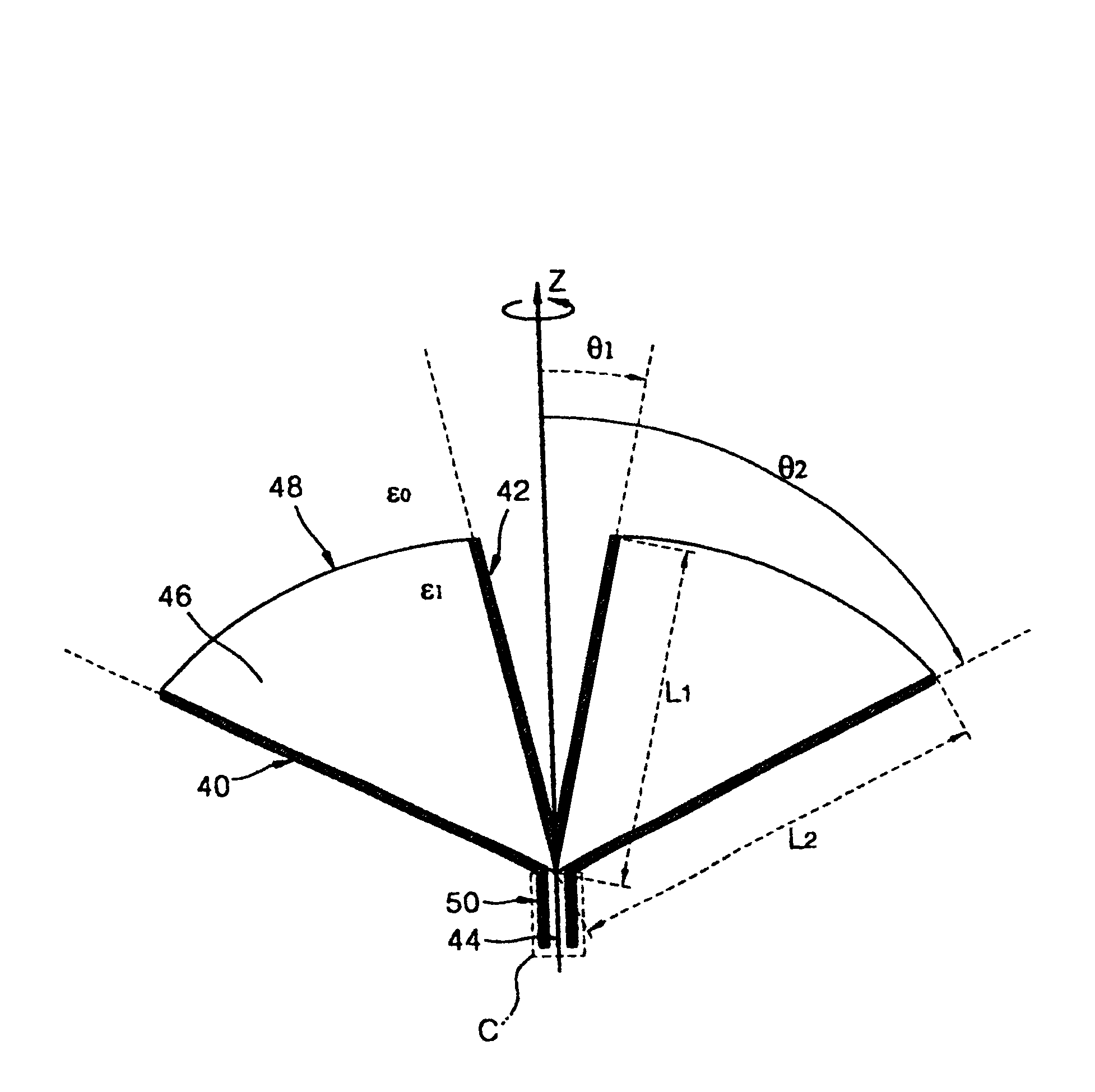 Small and omni-directional biconical antenna for wireless communications