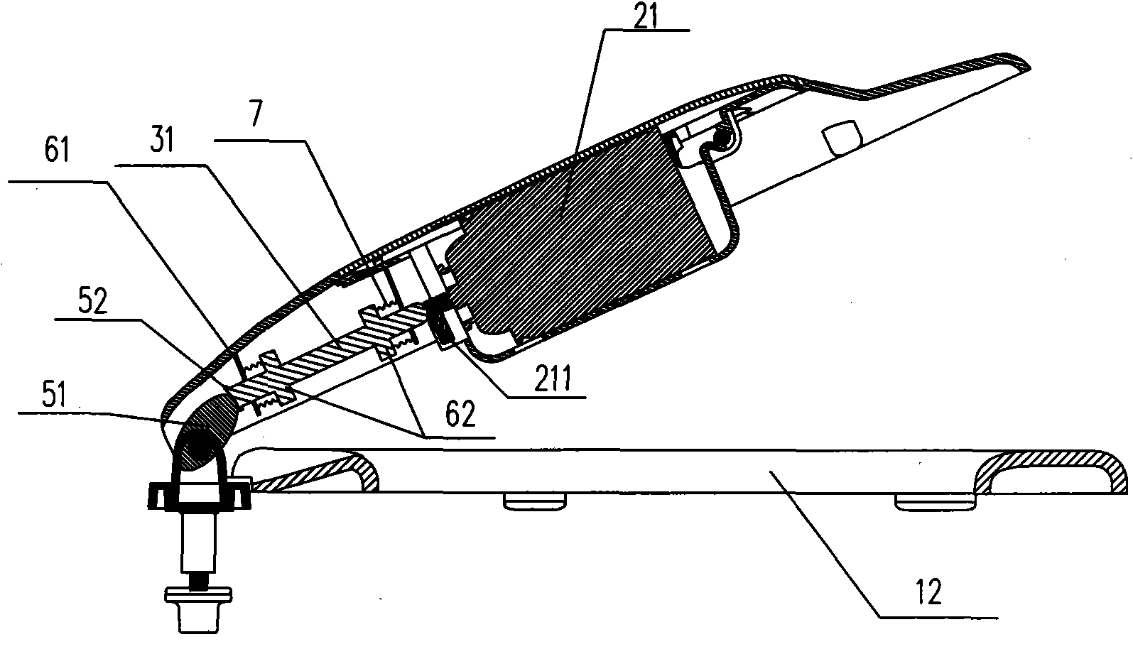 Toilet having built-in spraying system plate cover