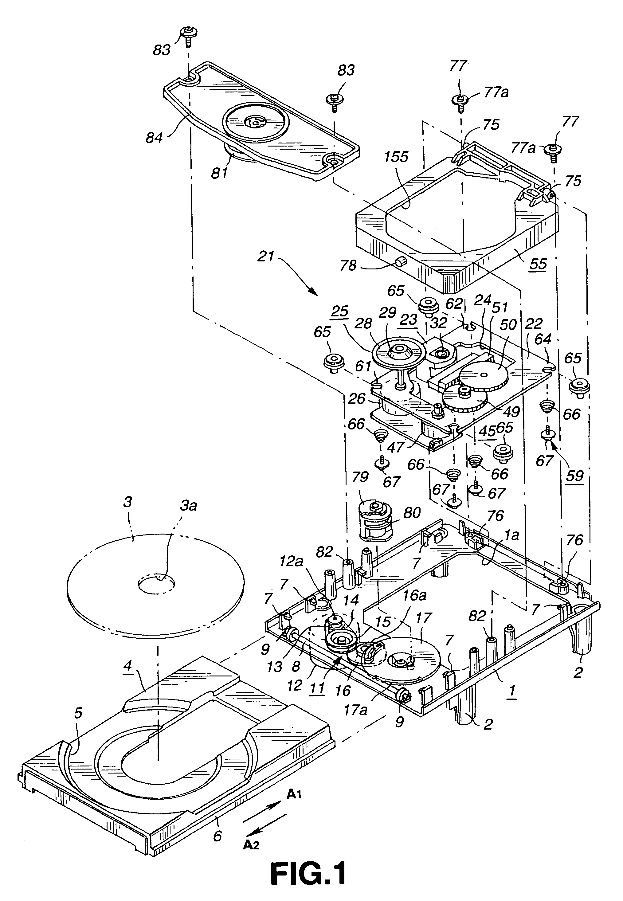 Disc drive and optical disc drive