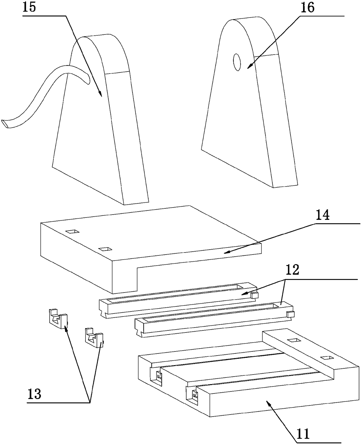 Wiring board with separable socket