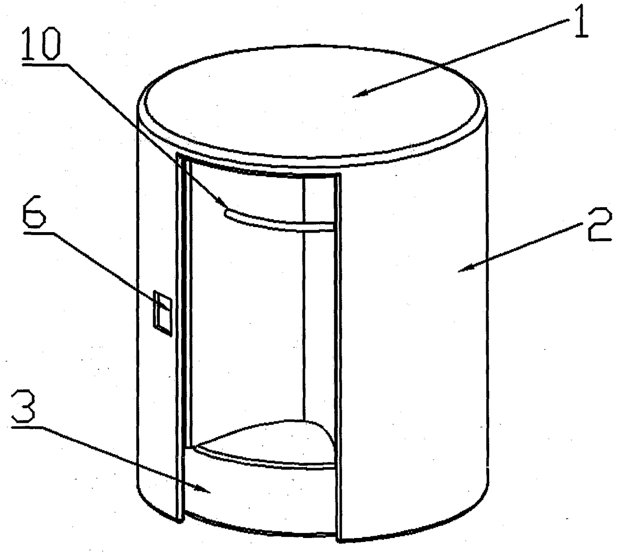 Electric rotary wardrobe