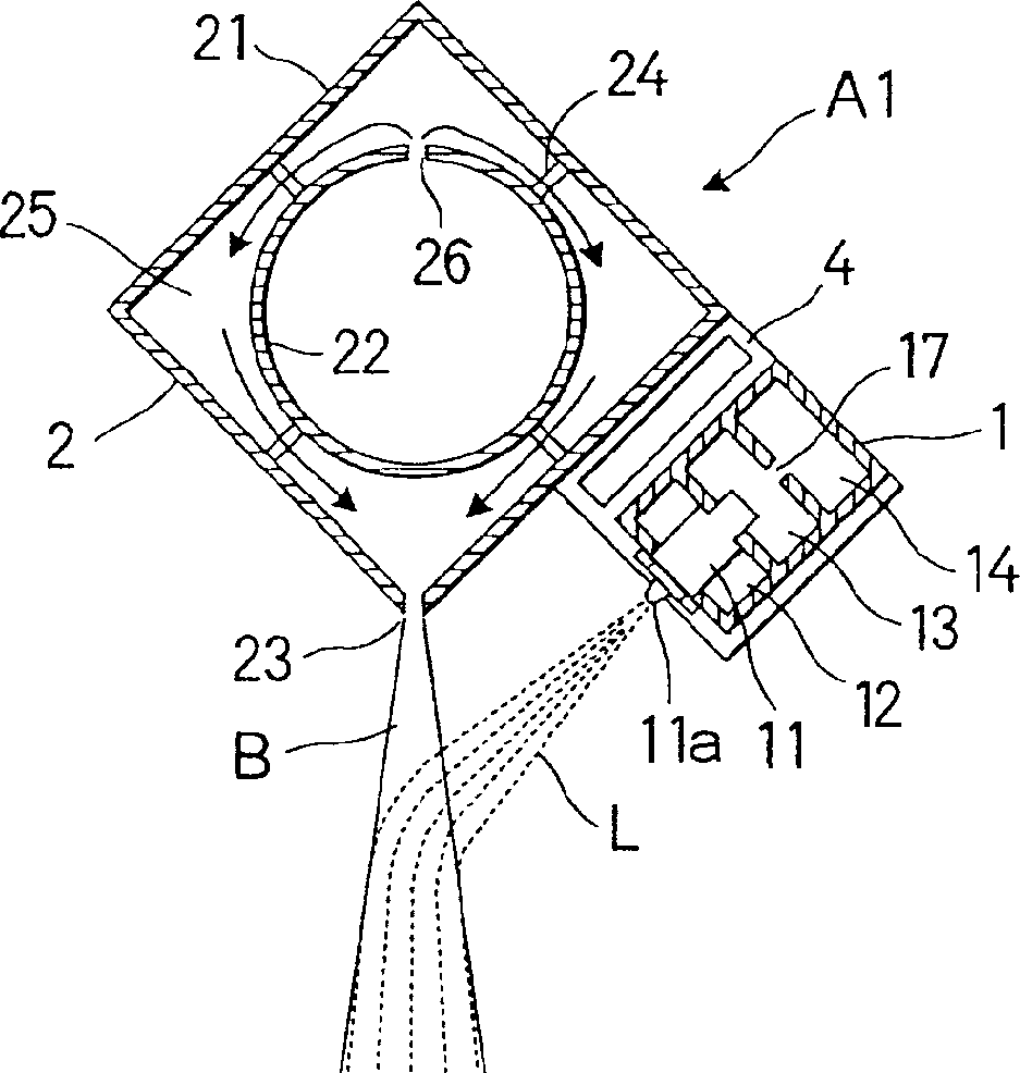 Liquid spray unit, method for spraying liquid using it, and chemical