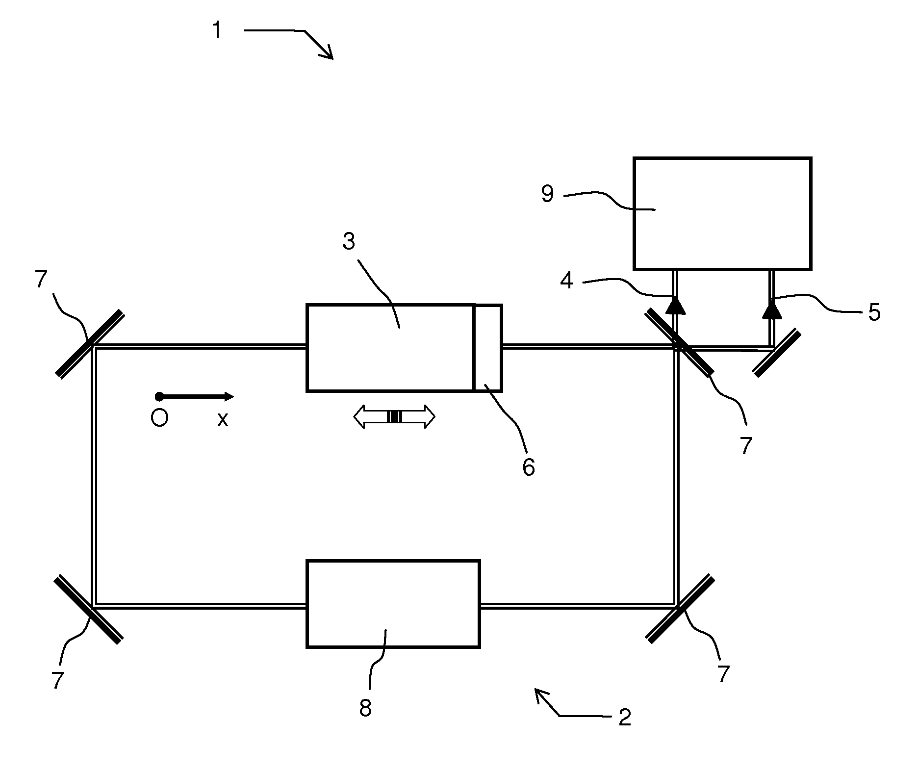 Solid-state laser gyro with a mechanically activated gain medium