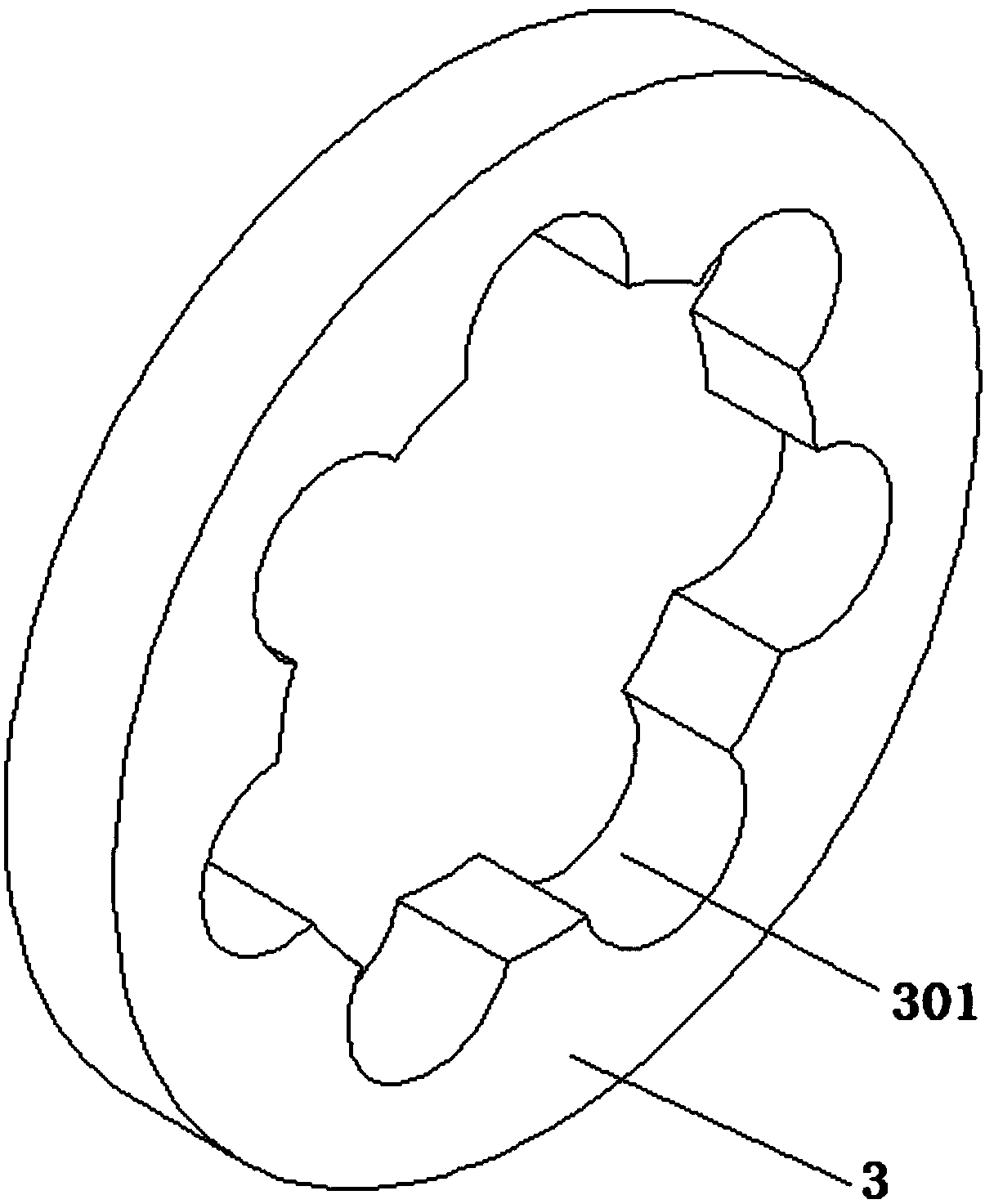 A high wear-resistant ceramic composite guide roller and its preparation method