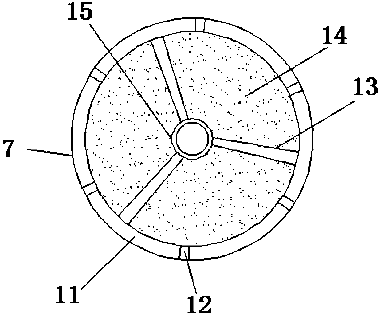 Surface leveling mechanism for plastic woven bag