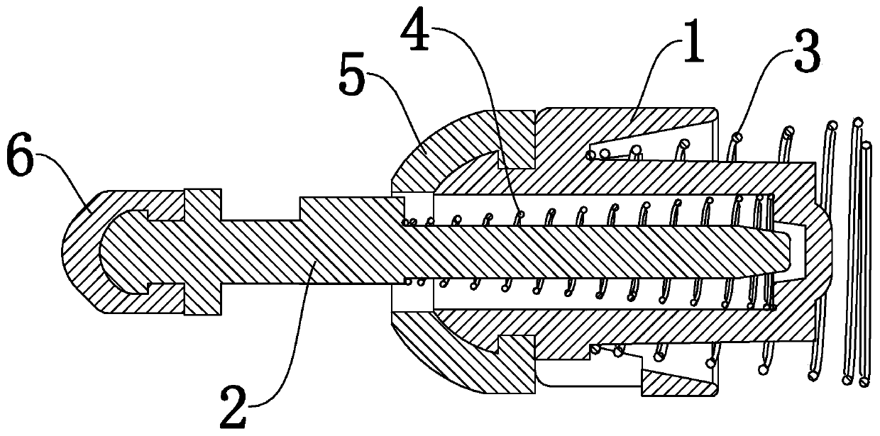 Non-return body assembly applied to electromagnetic pump and anti-blocking electromagnetic pump