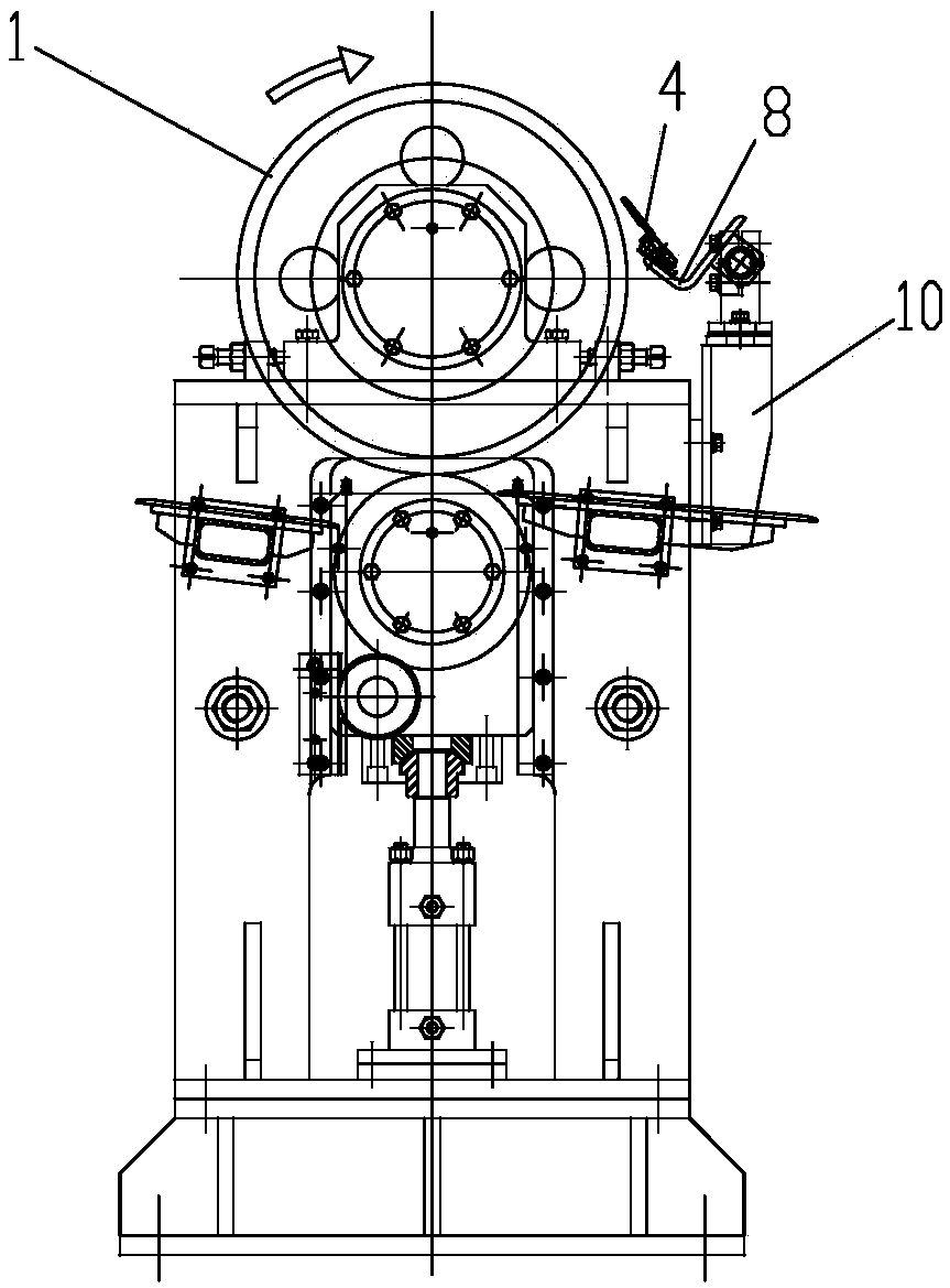 Roller wiping mechanism for steering roller