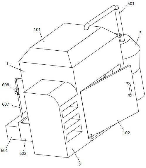 Intestinal content fecal bacteria liquid separation and extraction device