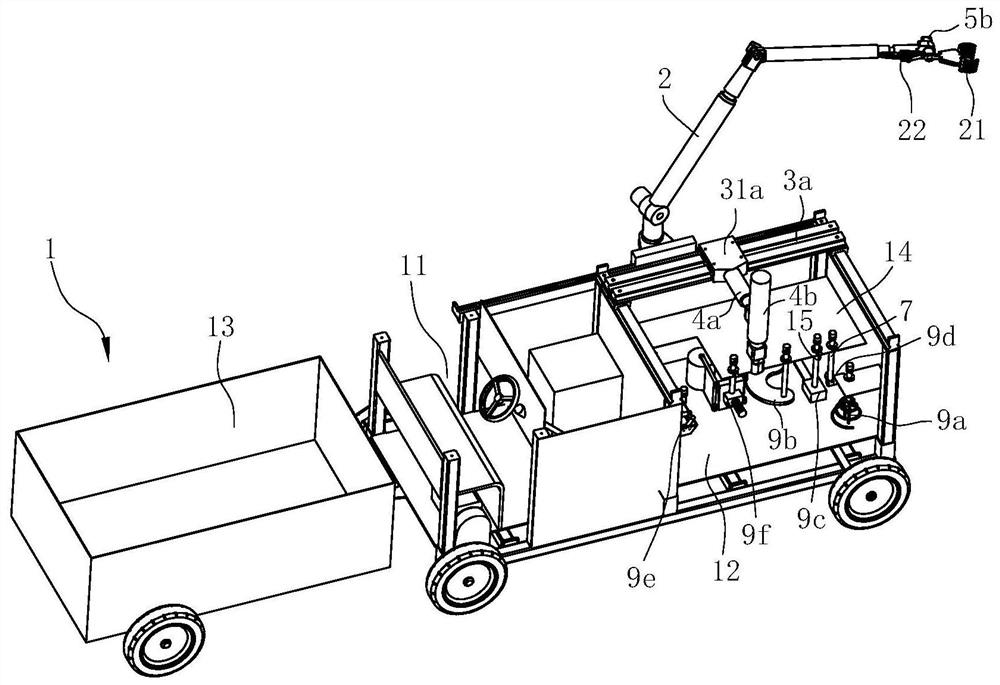 A horticultural tree management vehicle