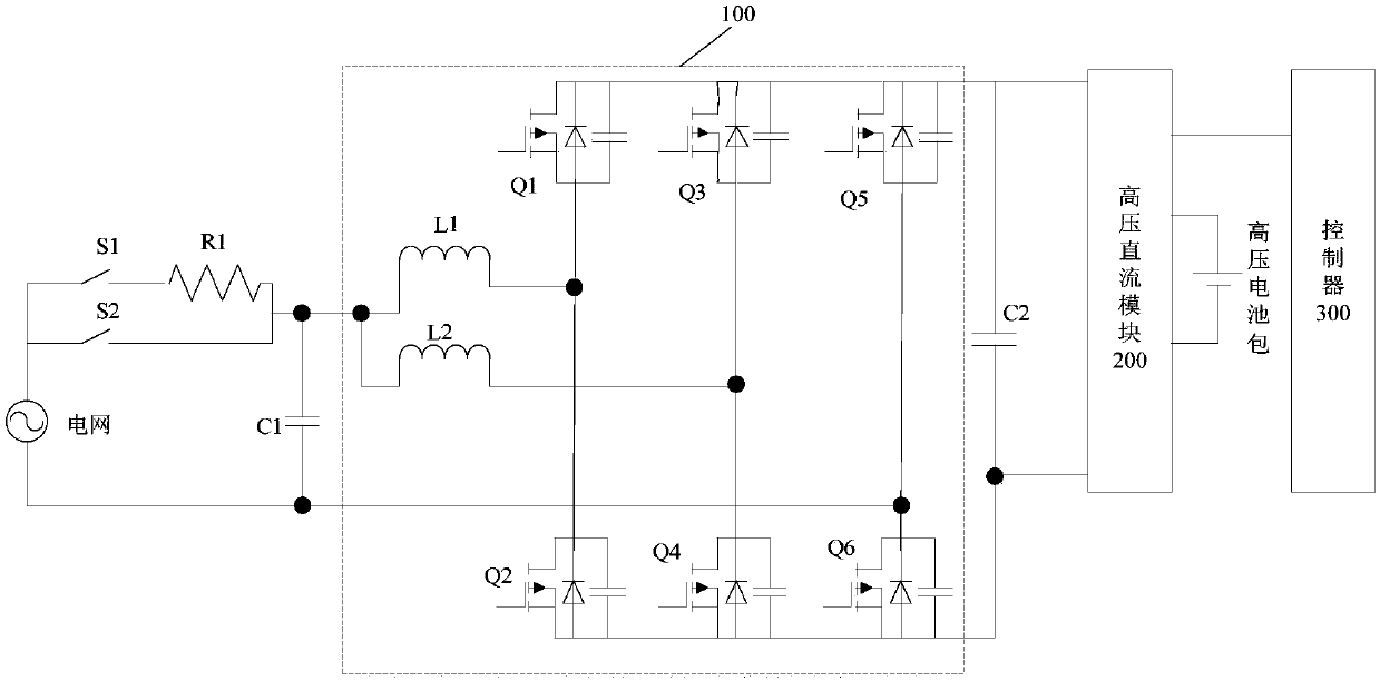 Electric automobile, charger thereof and charger control method