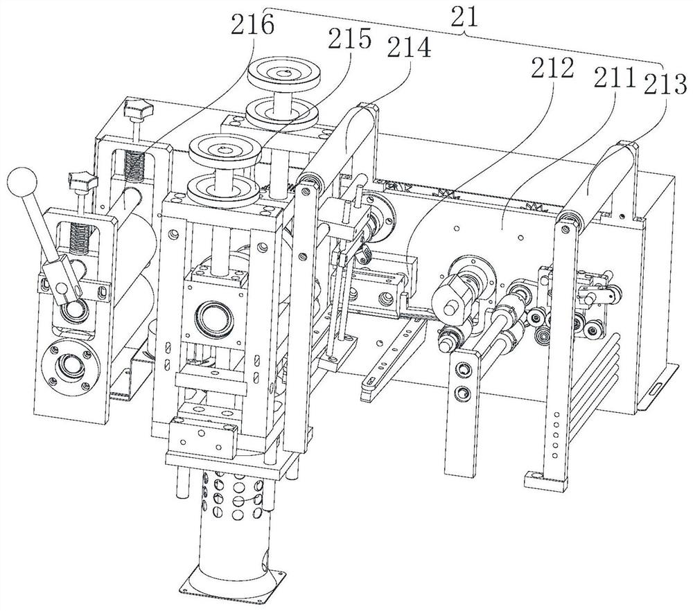 Planar elastic cloth mask machine