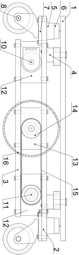 Posture control-based roller skating type mobility robot