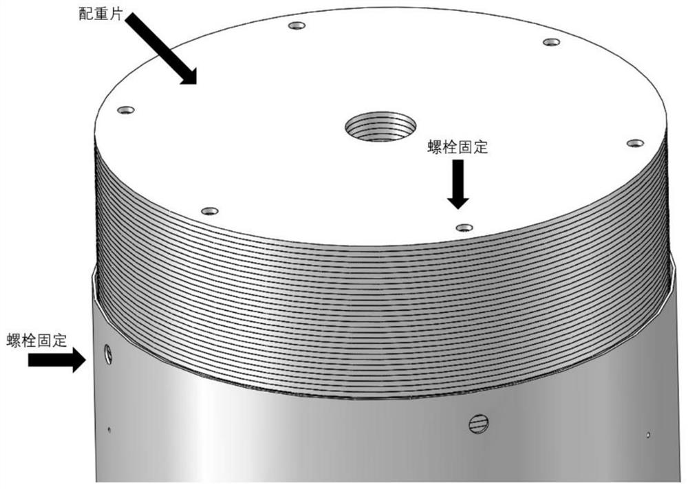 Experimental measurement device and method for additional mass matrix between circular and cylindrical members of annular fluid region of reactor