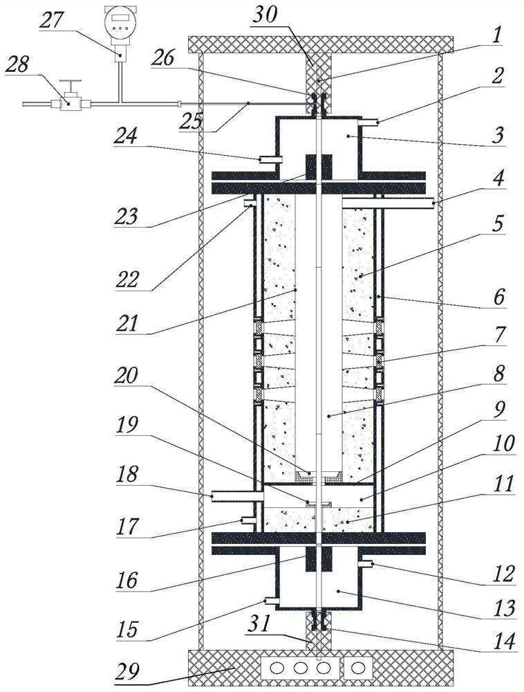 Experimental device and method for studying the failure behavior of fuel elements under severe nuclear reactor accidents