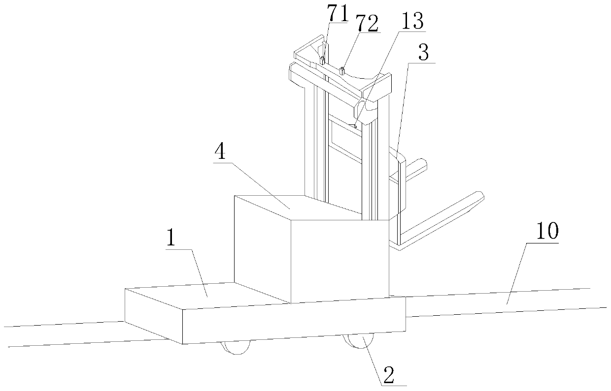 Omnidirectional intelligent three-dimensional carrying control system