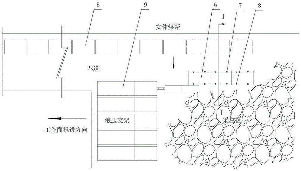 An adjustable gob-side entry retaining wall and its construction method for active support and then pressure support