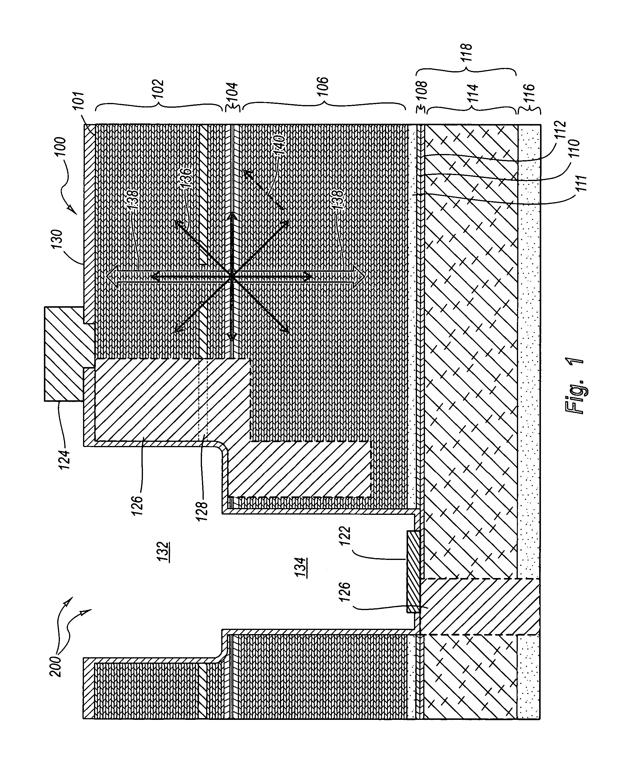 Absorbing layers for reduced spontaneous emission effects in an integrated photodiode