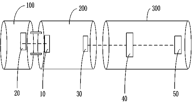 Double-shield position detection device, double-shield position detection method, double-shield guide system and double-shield guide method