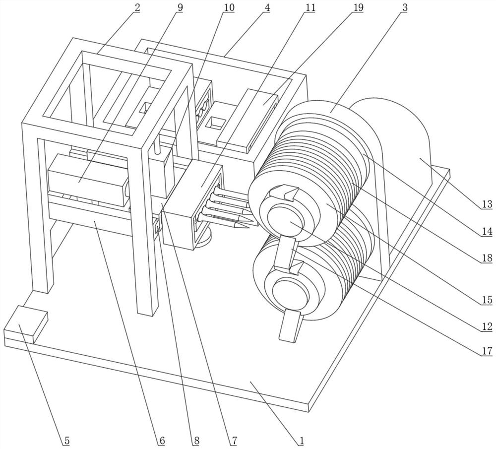 Grinding device for sewing machine needle production