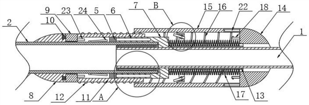 Plug connector of medical hose for treatment room