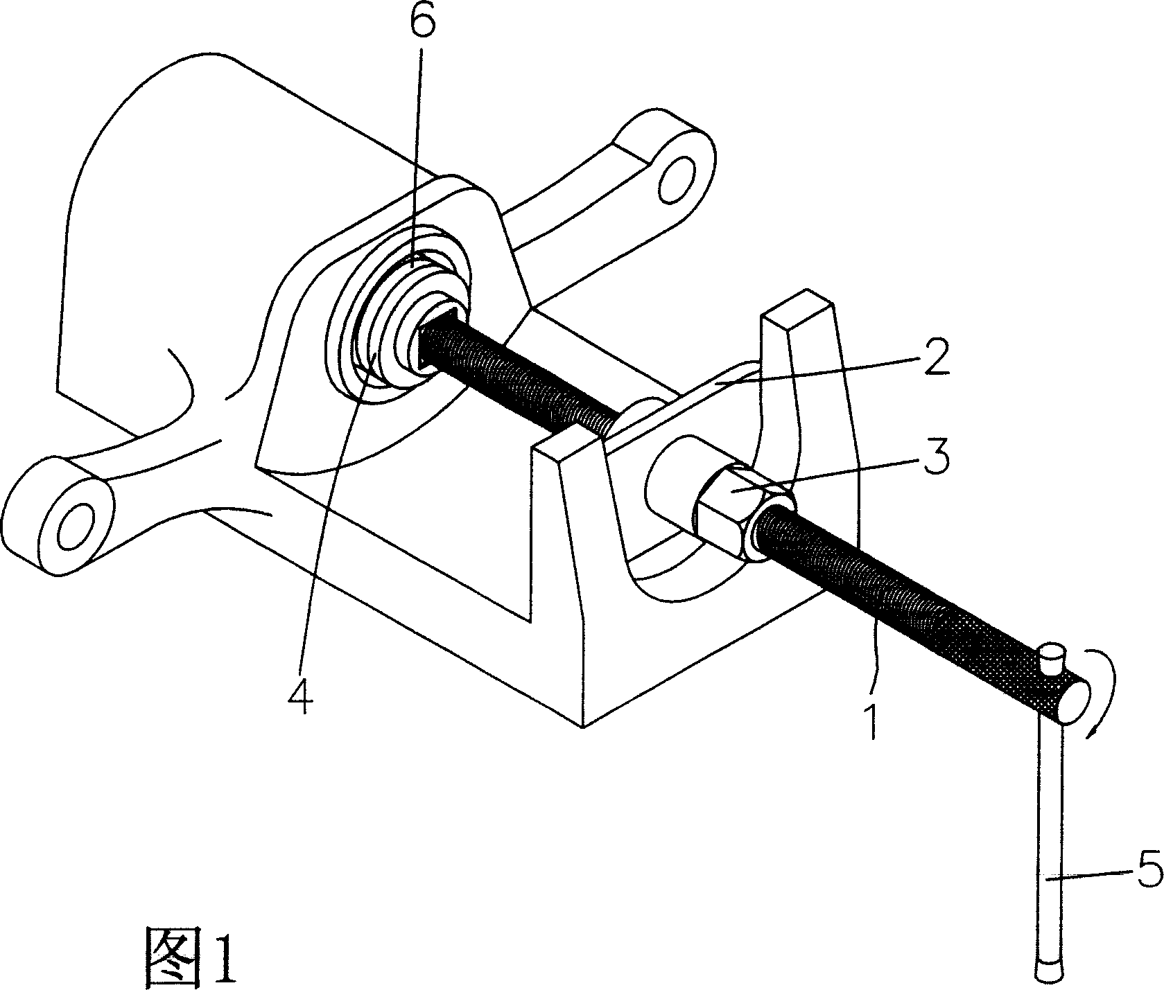 Pump-adjuster of braker with pressure-releasing valve