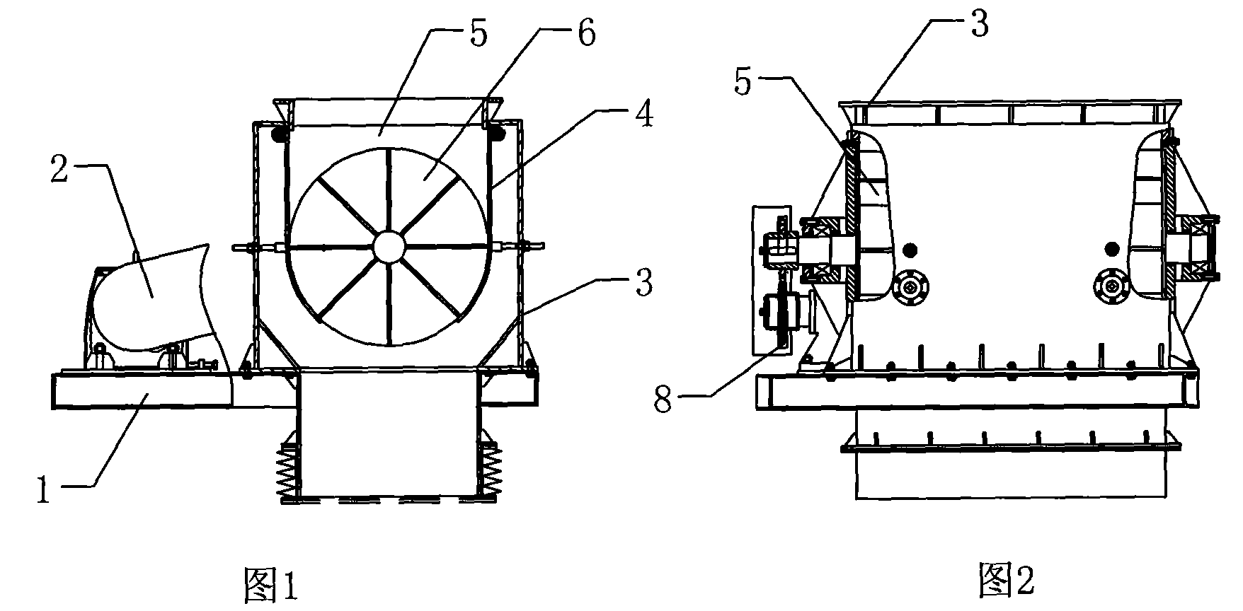 Improved star-shaped feeding machine