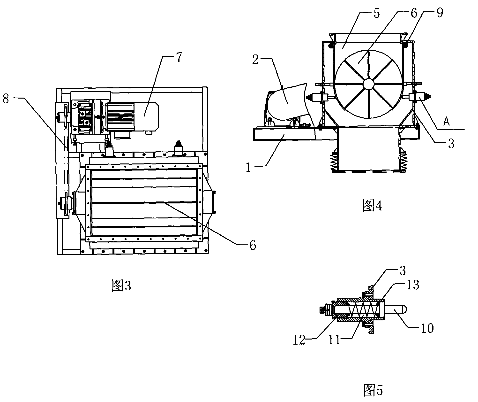 Improved star-shaped feeding machine