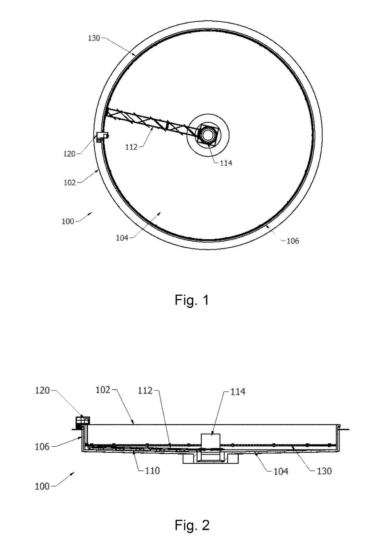 System and method for sludge removal in a circular settling tank